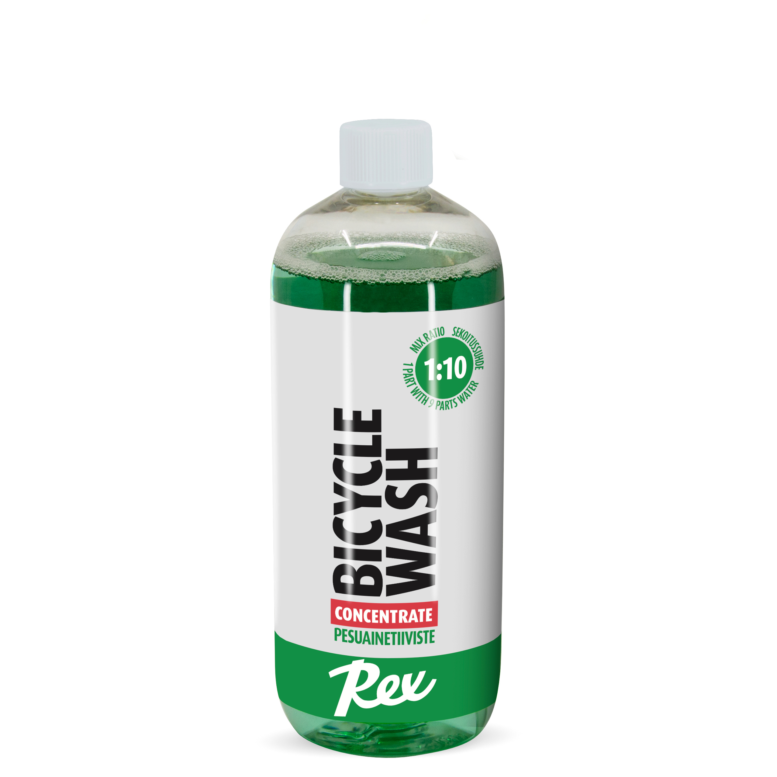 Rex 自行车清洗剂 1000ml 浓缩液，1:10——可配制 10 L 即用液