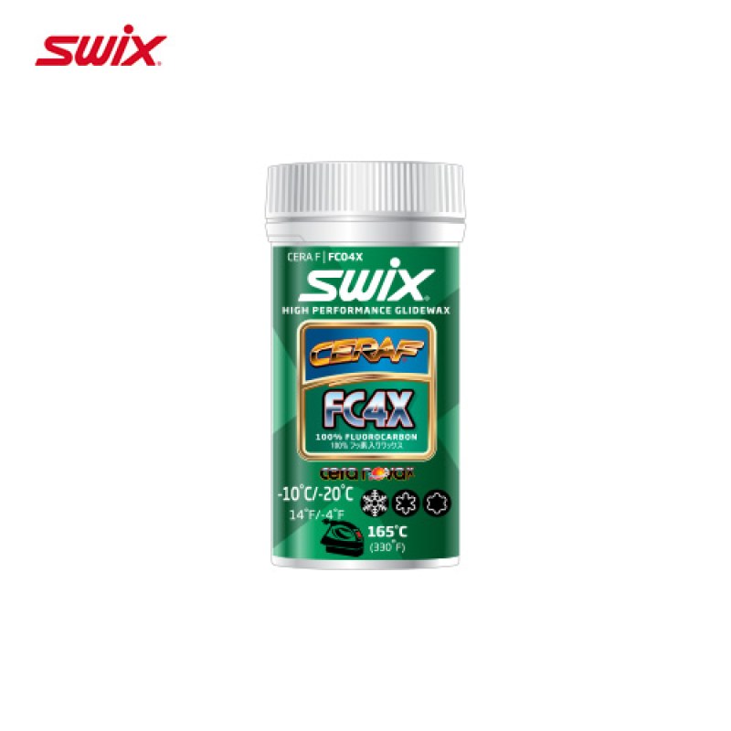 SWIX CERA F全氟蜡-粉状蜡 FC04X（-20~-10℃）