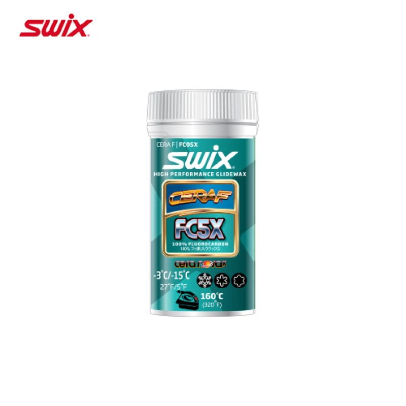 SWIX CERA F全氟蜡-粉状蜡 FC05X（-15~-3℃）