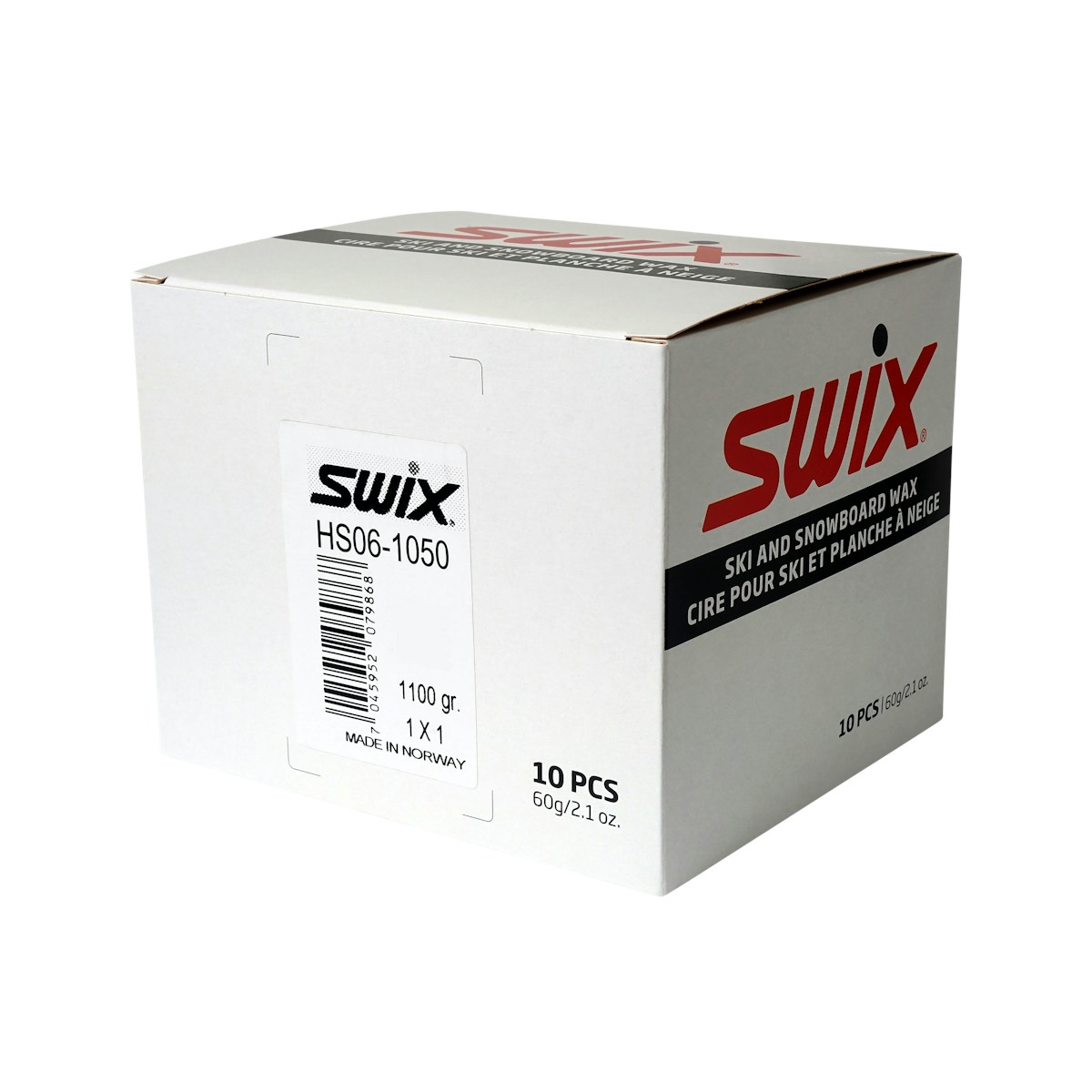 SWIX 无氟快速蜡（蜡机砖） HS06-1050