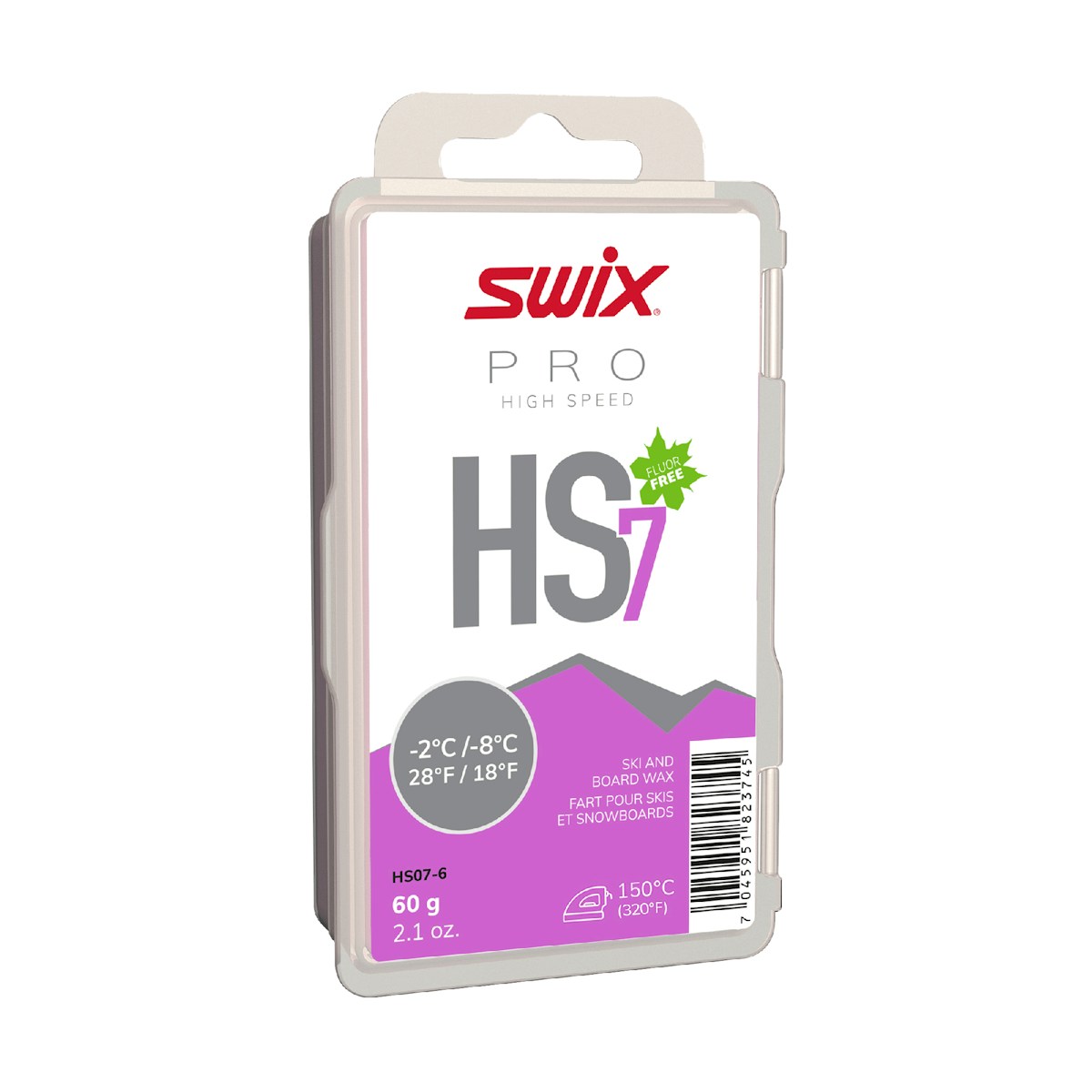 SWIX 无氟快速蜡 HS07-6（-8~-2℃） 图 2