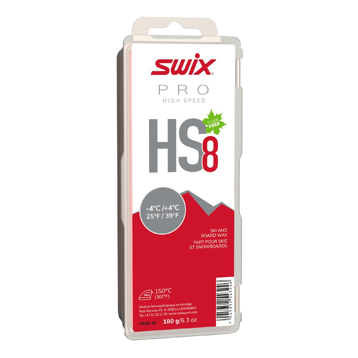 SWIX 无氟快速蜡 HS08-18（-4~4℃） 图 2