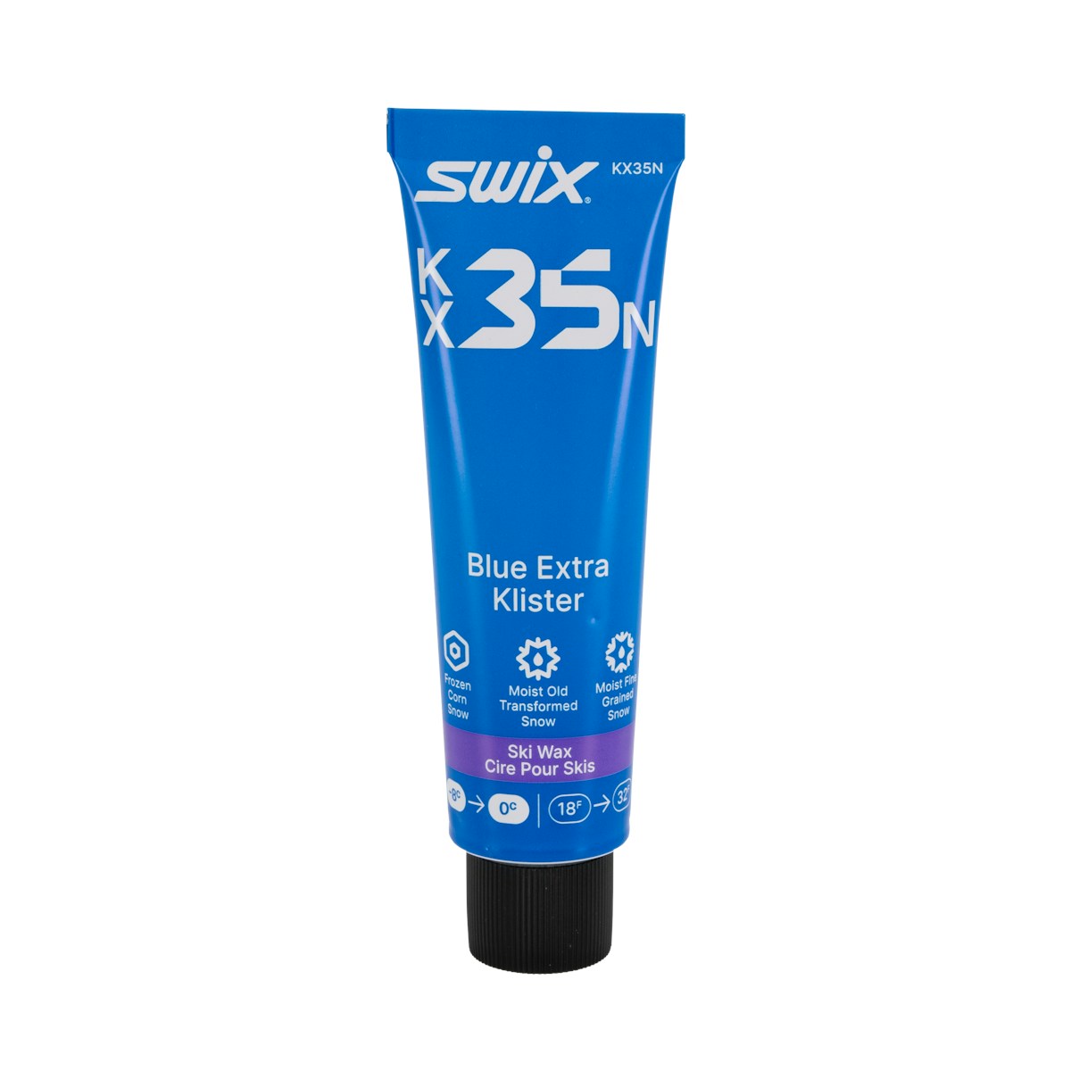 SWIX KX35N蓝色加强克林蜡 KX35N（-8~0℃） · 55g