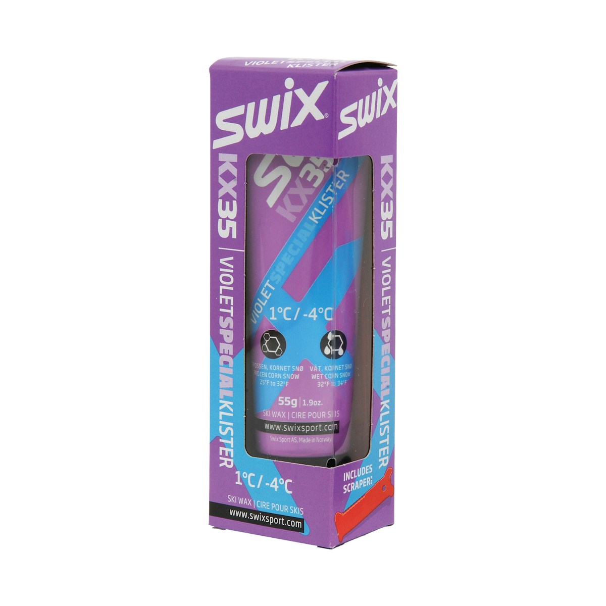 SWIX 湿雪蜡 Kx35（-4~1℃） 图 2