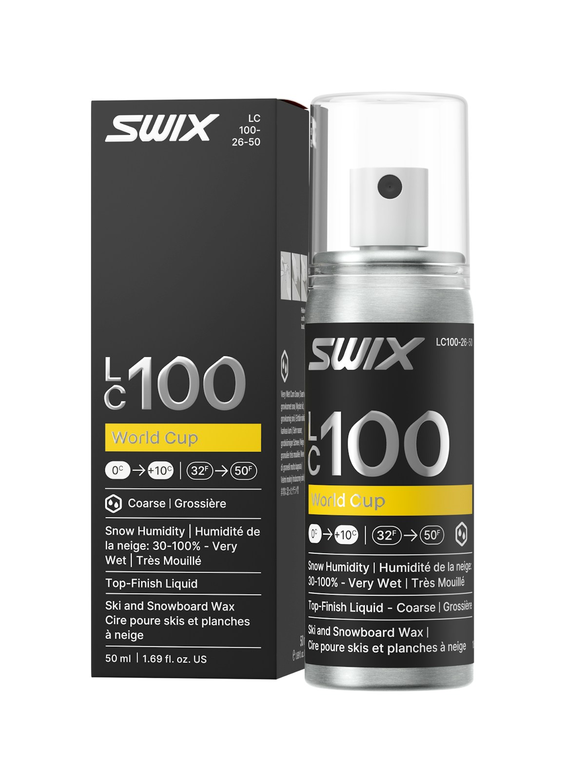 SWIX LC100世界杯超湿粗款液体蜡 LC100-26-50