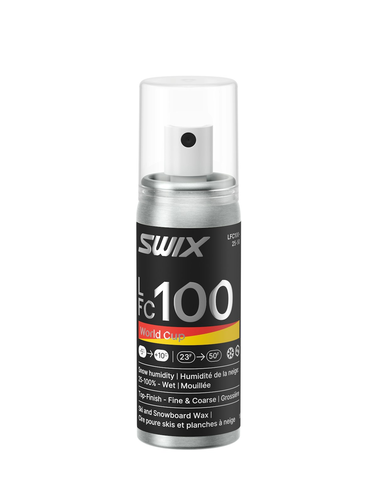 SWIX LFC100 WC 湿雪粗细液体蜡 LFC100-25-50