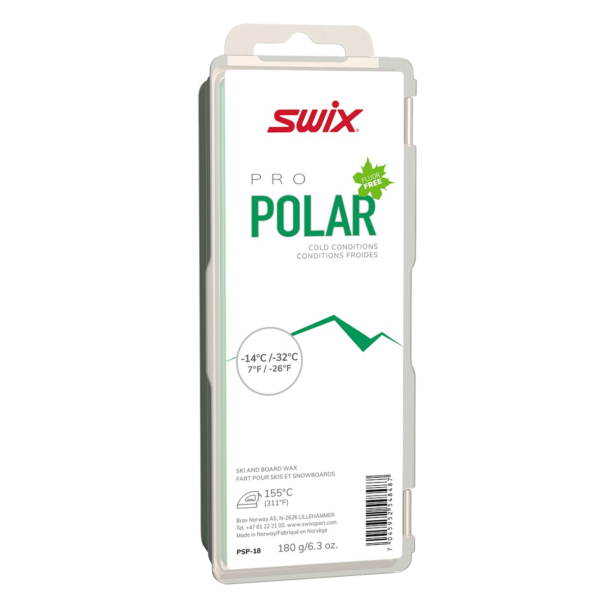 SWIX 极地粉末蜡 PSP PSP-18（-32~-14℃）
