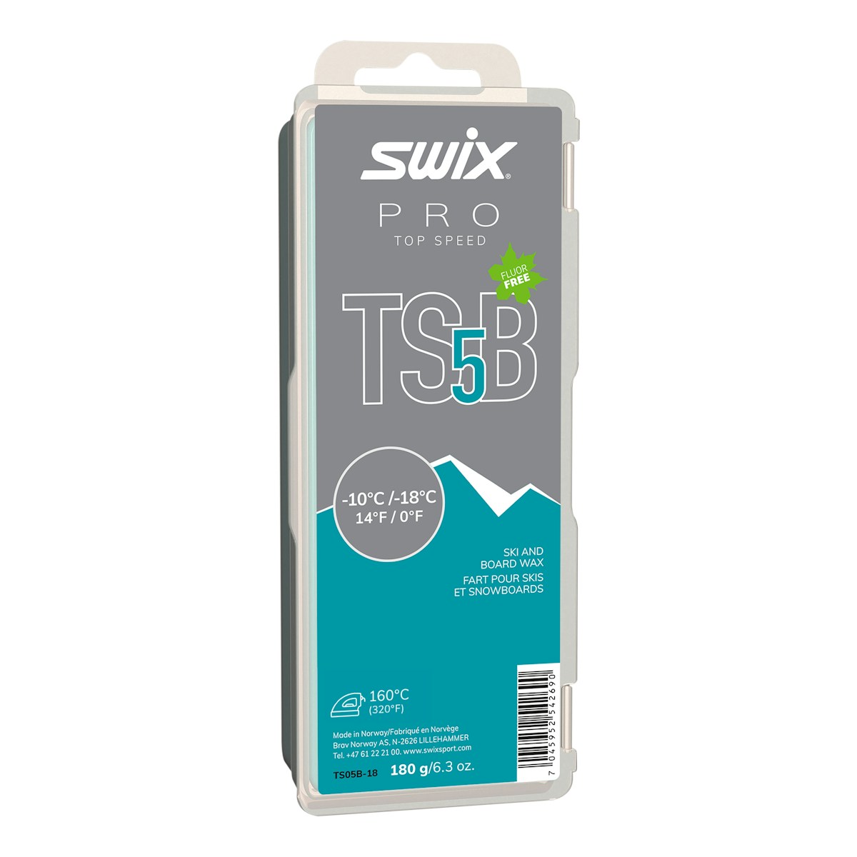 SWIX 无氟极速蜡（黑狼） TS05B-18（-18~-10℃） 图 2