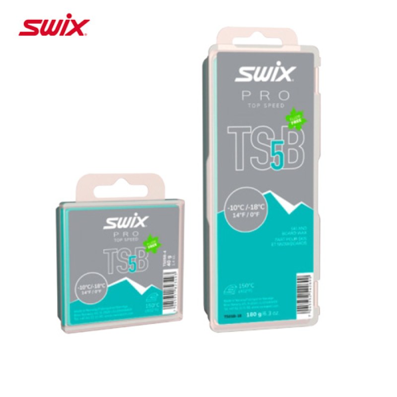 SWIX 无氟极速蜡（黑狼） TS05B-4（-18~-10℃）