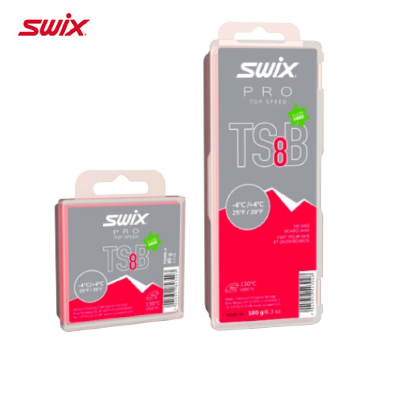 SWIX 无氟极速蜡（黑狼） TS08B-4（-4~4℃）