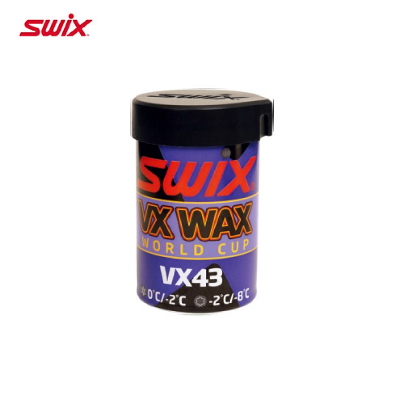 SWIX 硬质防滑蜡 VX43（-8~-2℃）