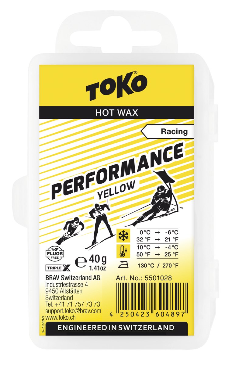 TOKO 性能型热熔蜡 黄色（0~-6℃）