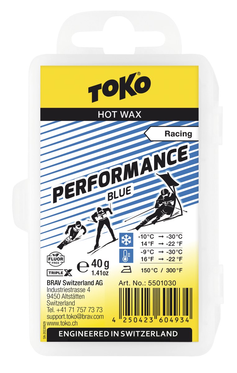 TOKO 性能型热熔蜡 蓝色（-10~-30℃）