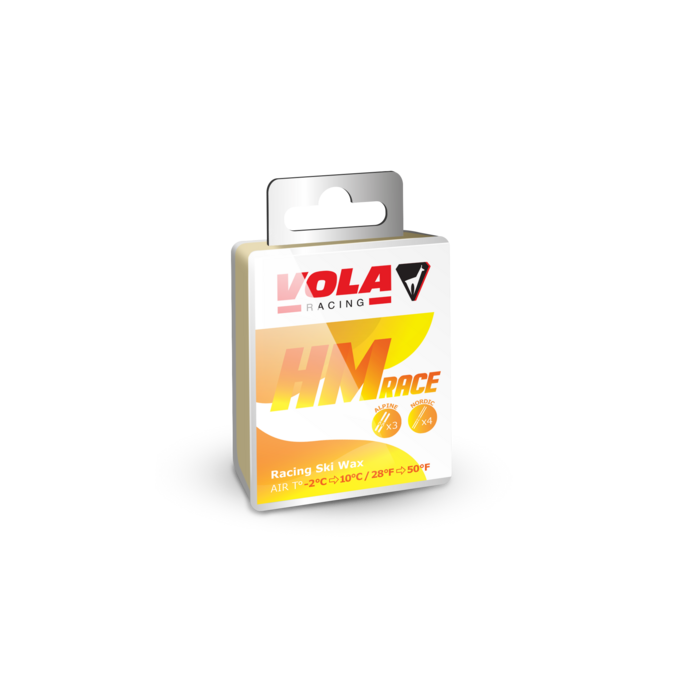 VOLA 黄色 HM Race 竞速蜡（-2~10℃） · 40g