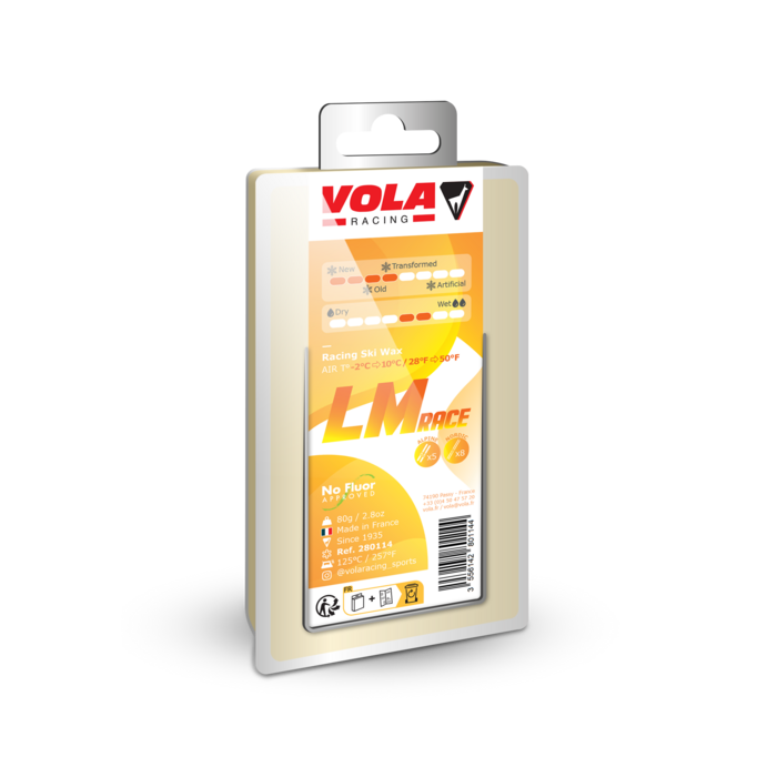 VOLA 黄色 LM Race 竞速蜡（-2~10℃） · 80g