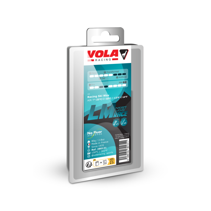 VOLA 蓝色 LM Moly 竞速蜡（-25~-10℃） · 80g