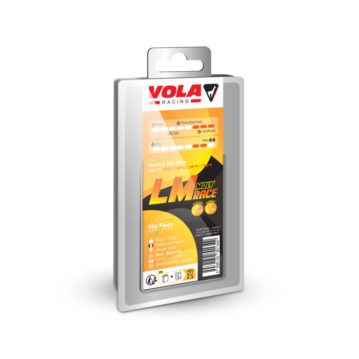 VOLA 黄色 LM Moly 竞速蜡（-2~10℃） · 80g