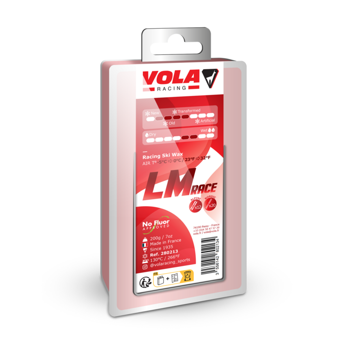 VOLA 红色 LM Race 竞速蜡（-5~0℃） · 200g